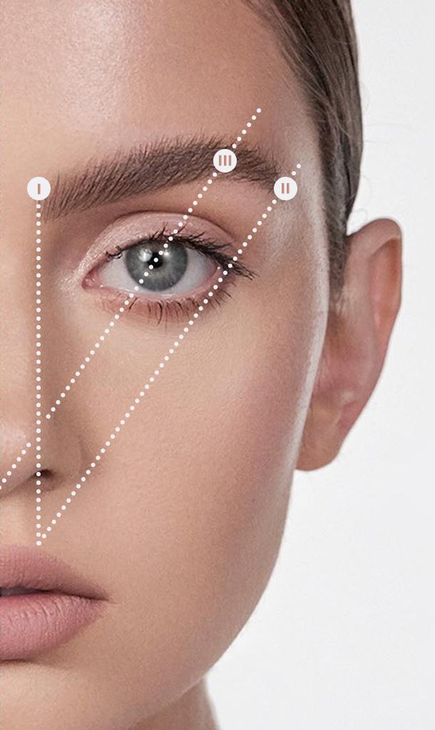 Arhitektura obrvnega loka in oblikovanje je zelo pomemben del oblikovanja obrvi, saj tako izenačimo levo in desno obrv, ter dosežemo simetrijo.