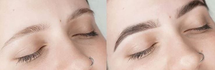 Optična iluzija izgleda manj obrvi