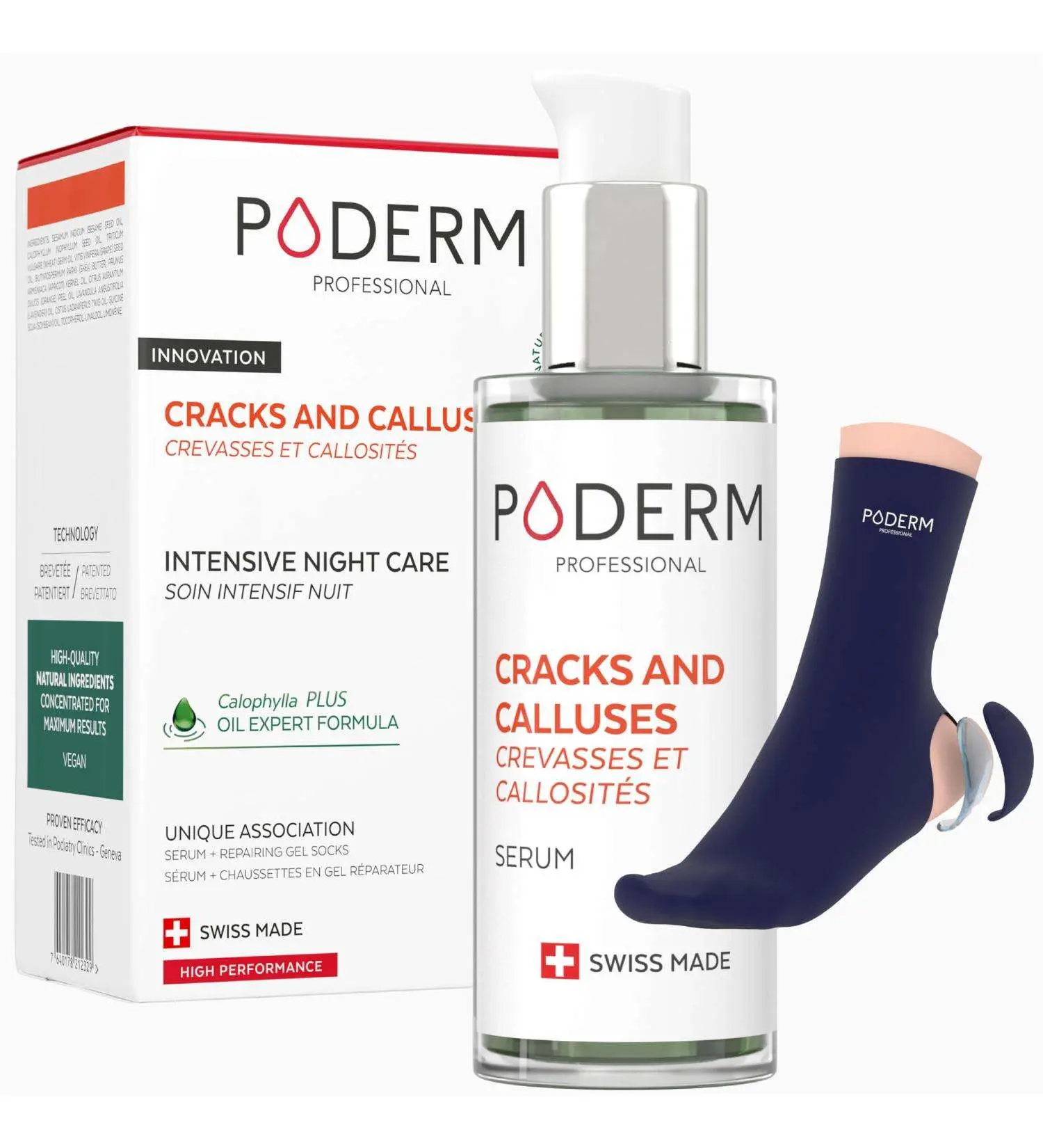 PODERM Cracks and calluses 75ml + gel socks pakiranje