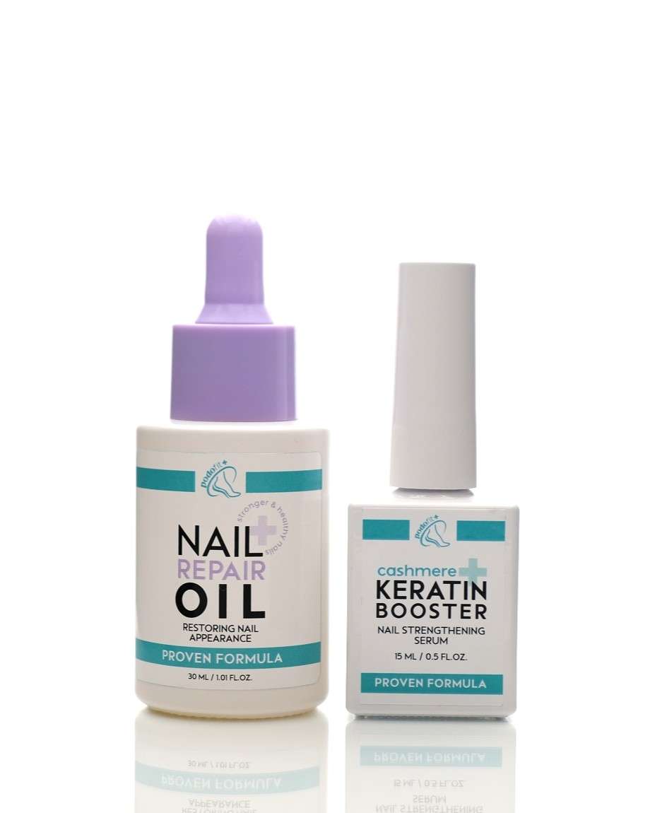 Cashmere Keratin Booster in Nail Repair Oil