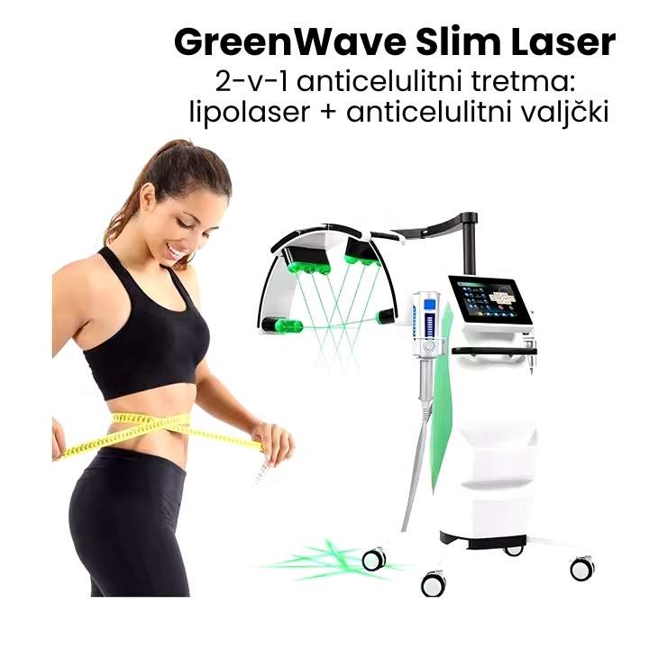 Zmanjšanje celulita in obsega - GreenWave Slim Laser